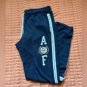 Abercrombie & Fitch Navy Blue Sweats